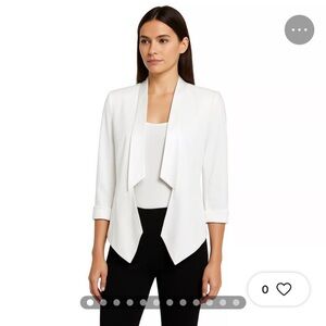 BCBG MAX AZRIA Elegant White Women's Jacket medium